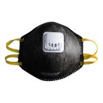 Mascarilla N95 Negra con válvula