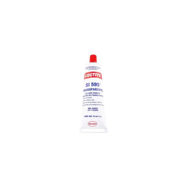 LOCTITE SILICONA 595 TRANSP x 70mL Acetica
